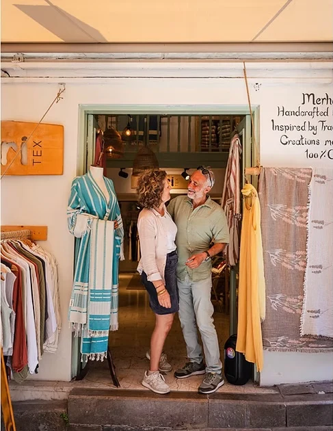 Kooritex storefront in Kaleiçi, photographed for National Geographic Traveller